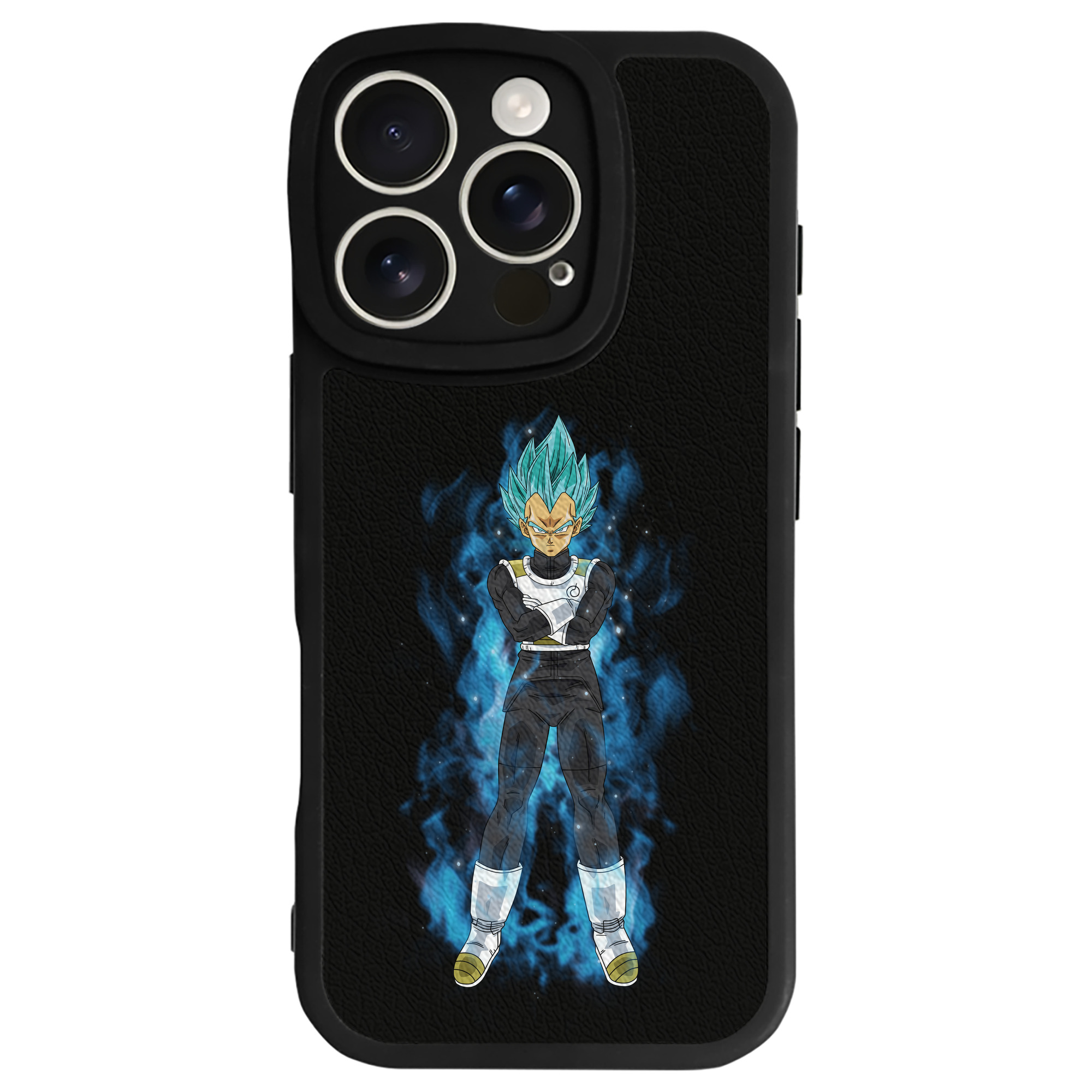 （画像用） ドラゴンボール ベジータ四世（Bejīta Yonsei）DRAGON BALL Vegeta IV 【iPhone 16シリーズ対応】シリコンスマホケース（レザー調） 材質：シリコン
